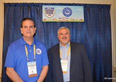 Frank Sanchez and Carlos Sanchez with Blue Book Services.